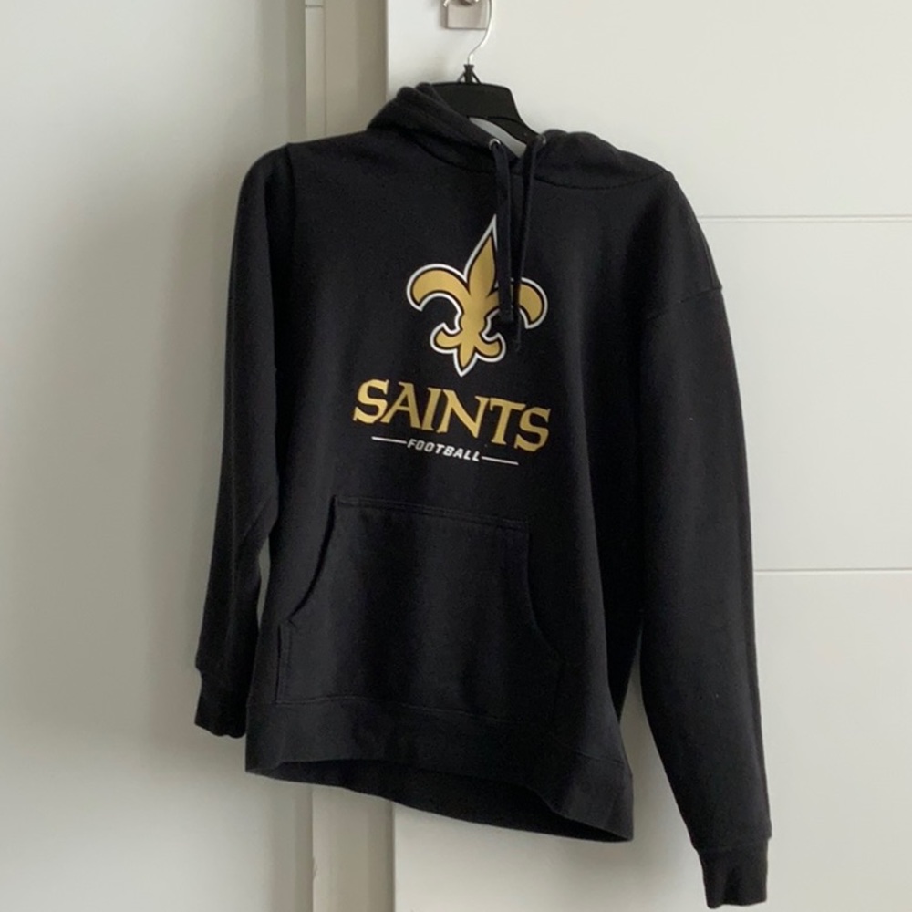 Women’s small, saints, black w/ gold